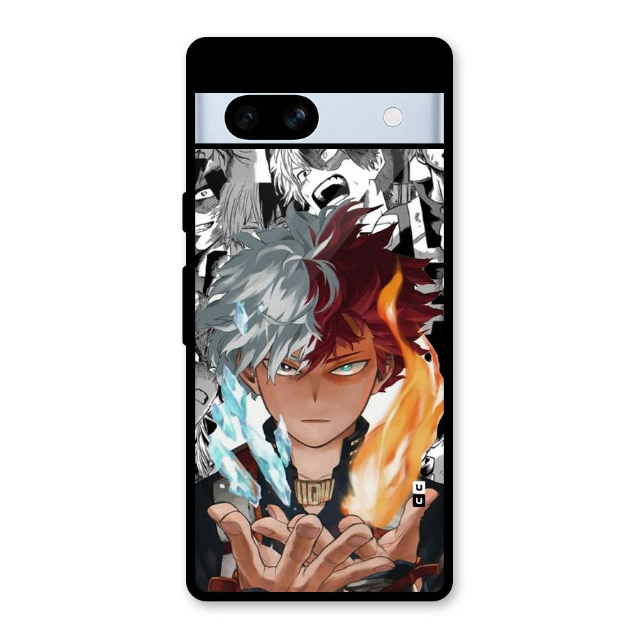 Young Todoroki Glass Back Case for Google Pixel 7a