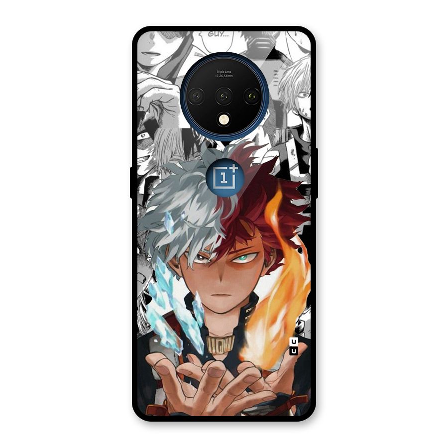 Young Todoroki Glass Back Case for OnePlus 7T