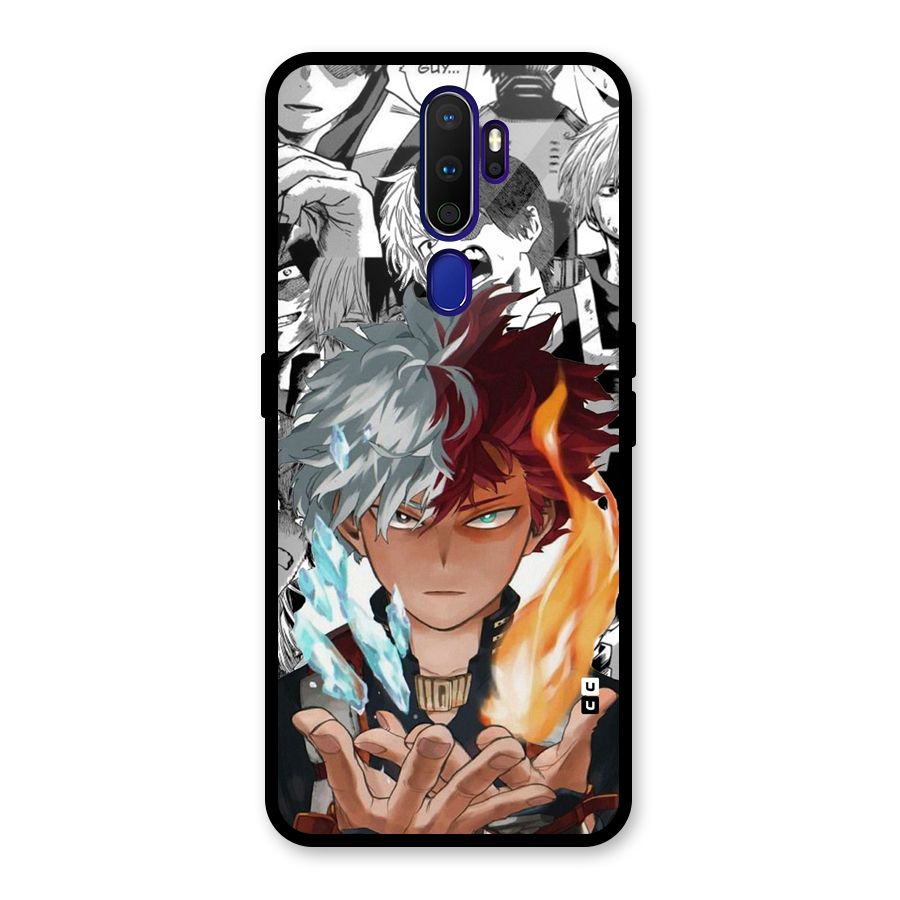 Young Todoroki Glass Back Case for Oppo A9 (2020)