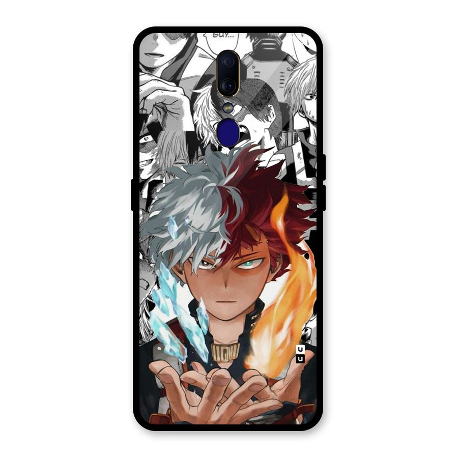 Young Todoroki Glass Back Case for Oppo F11