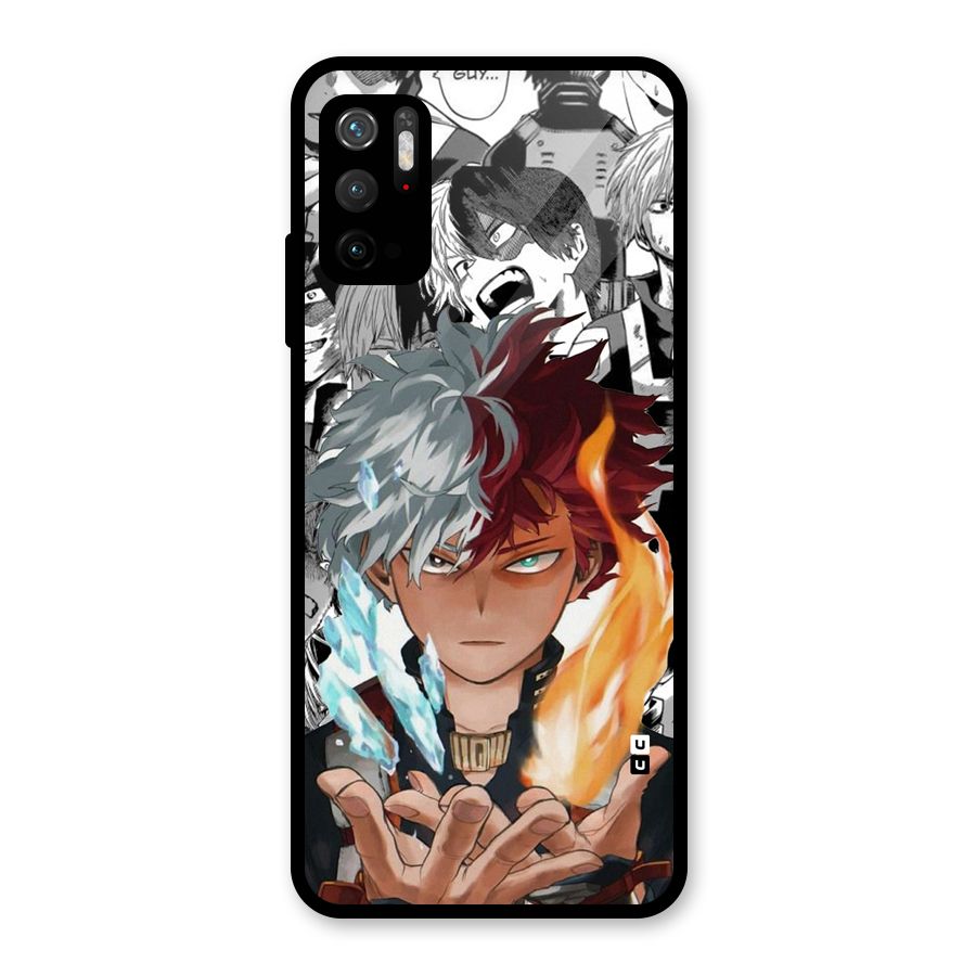 Young Todoroki Glass Back Case for Poco M3 Pro 5G