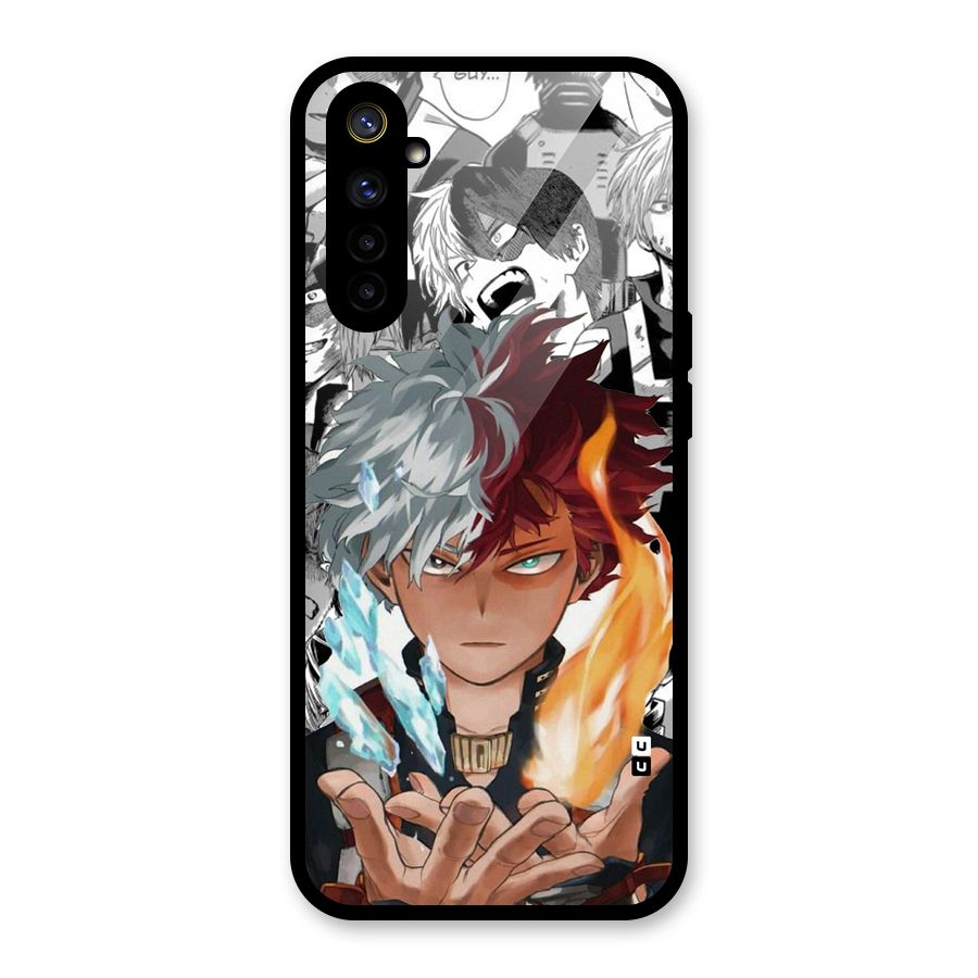 Young Todoroki Glass Back Case for Realme 6