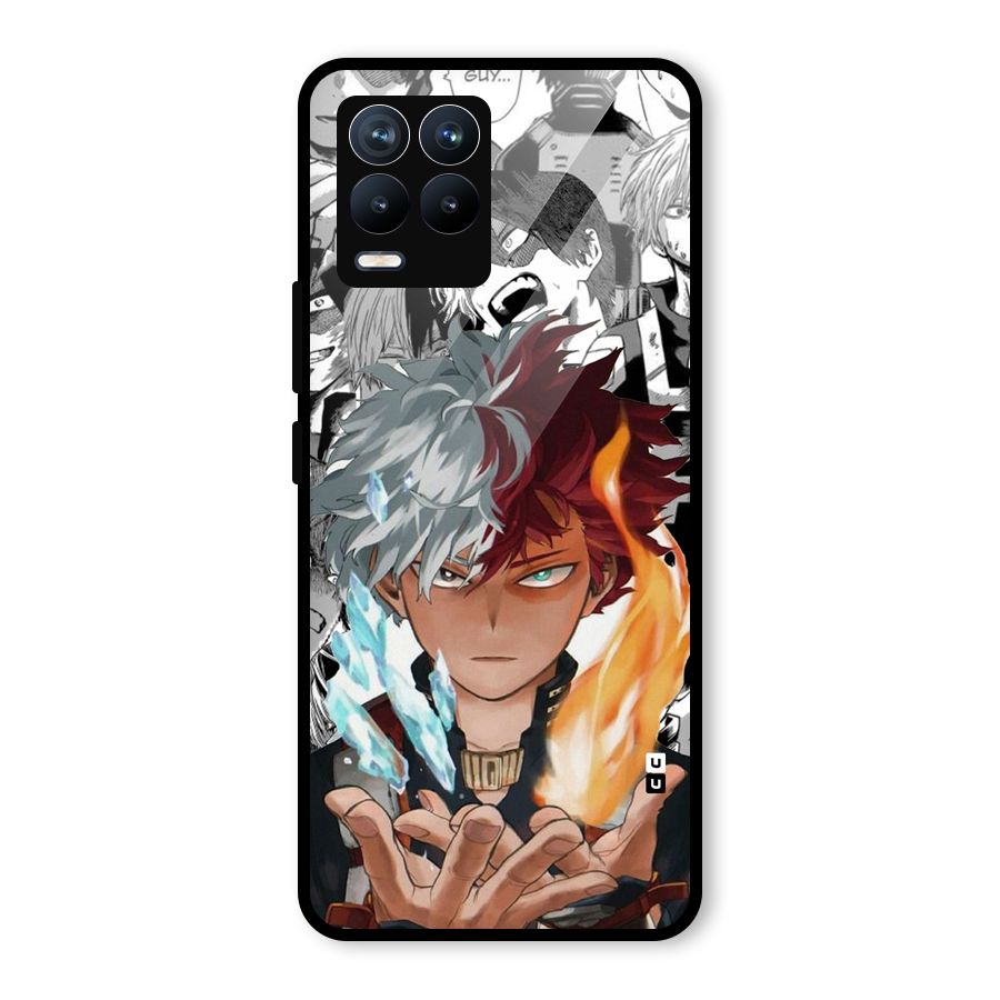 Young Todoroki Glass Back Case for Realme 8
