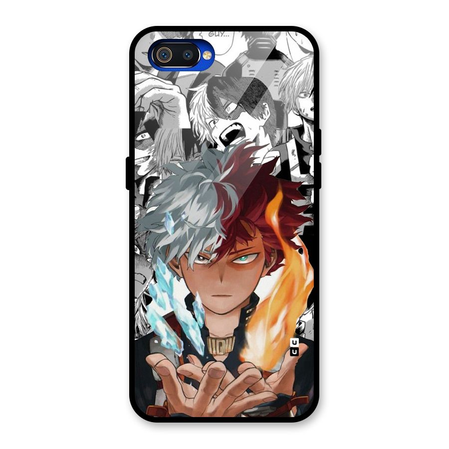 Young Todoroki Glass Back Case for Realme C2