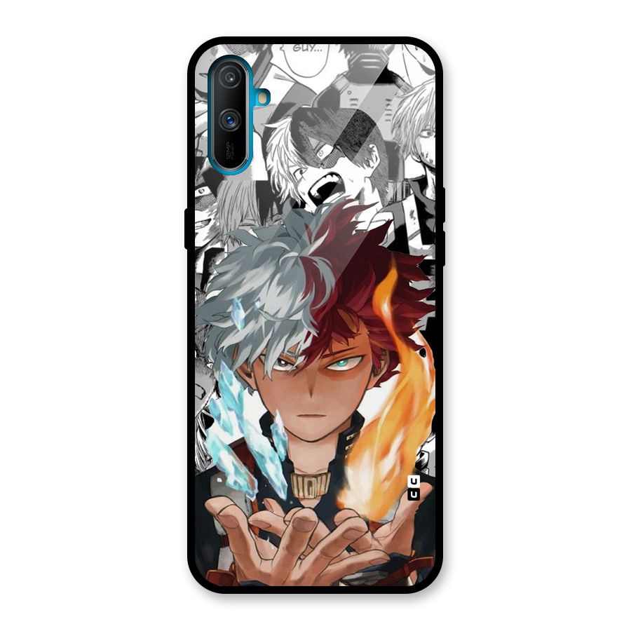 Young Todoroki Glass Back Case for Realme C3