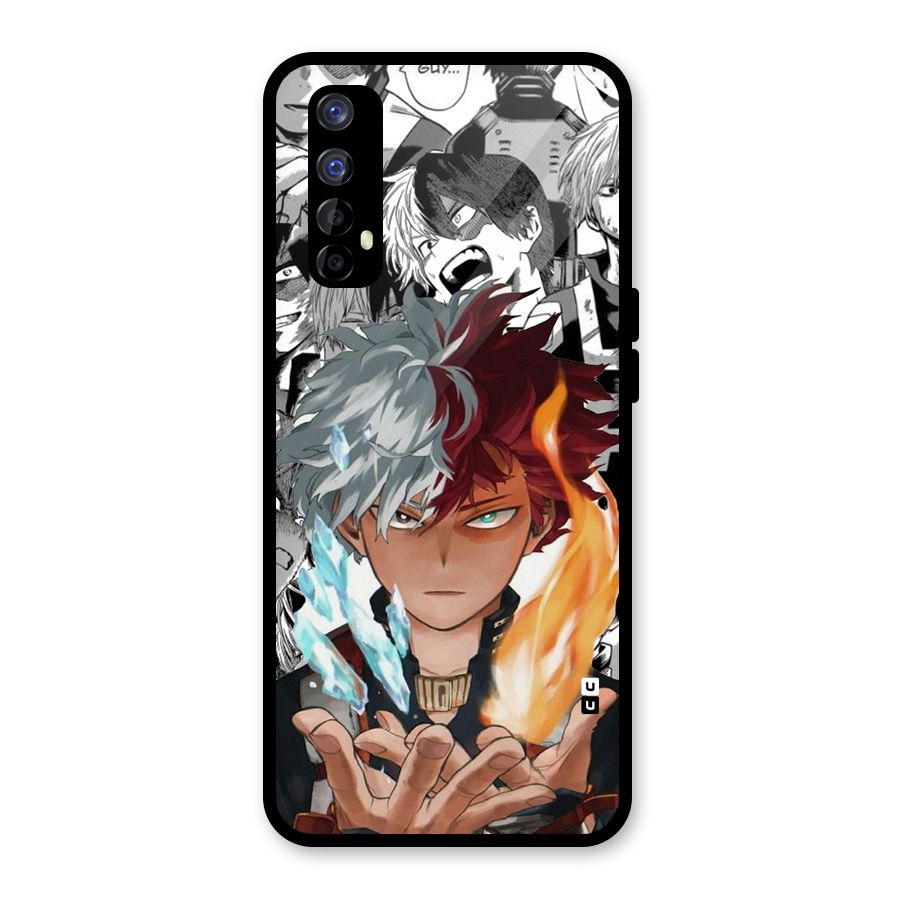 Young Todoroki Glass Back Case for Realme Narzo 20 Pro