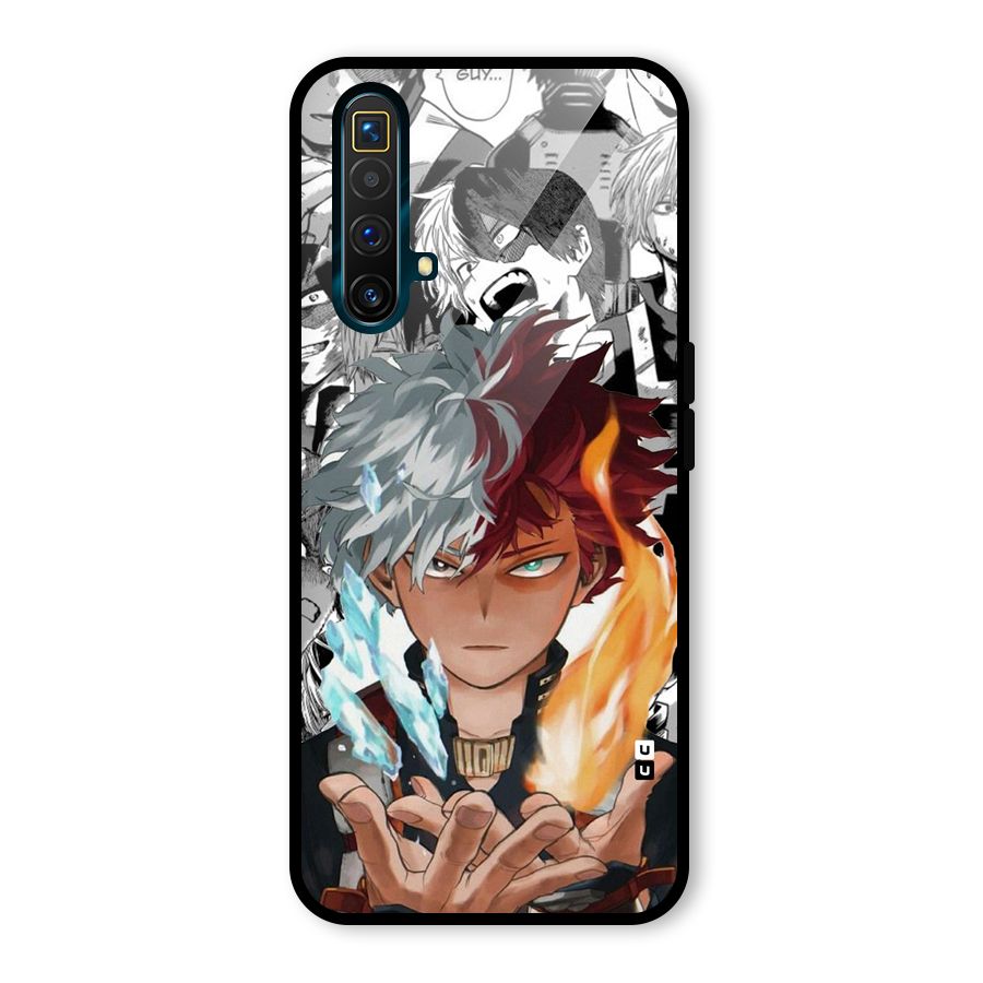 Young Todoroki Glass Back Case for Realme X3