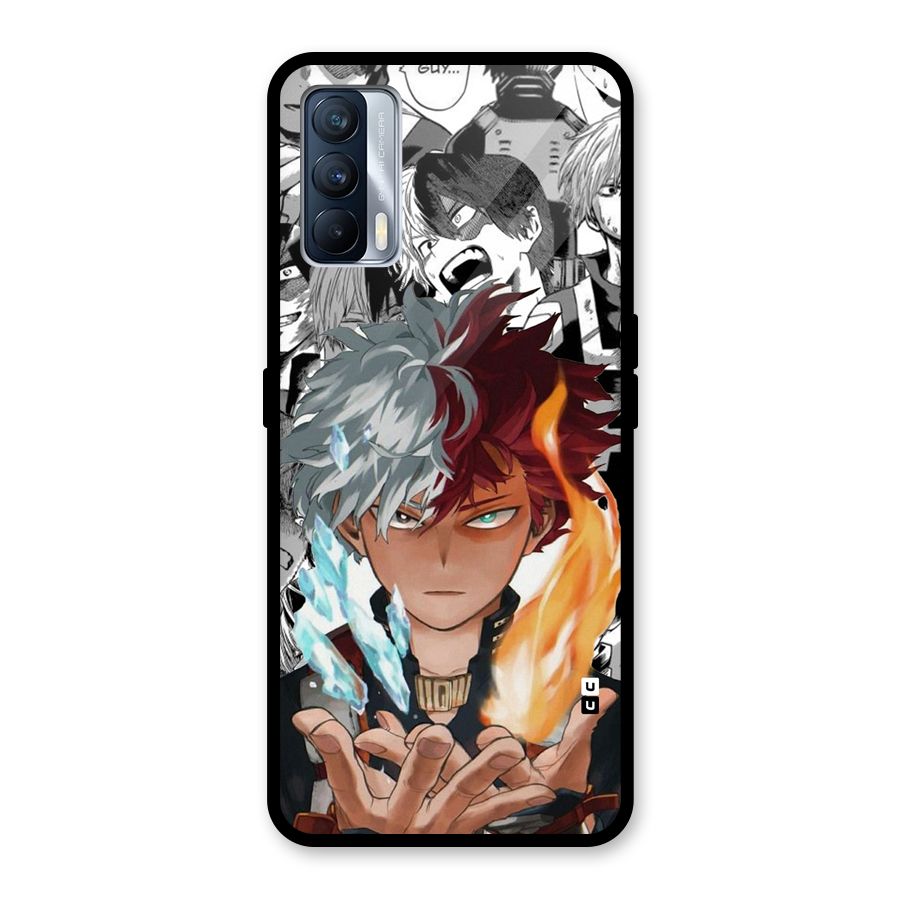 Young Todoroki Glass Back Case for Realme X7