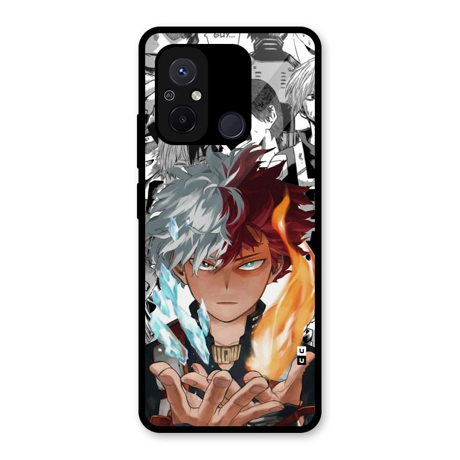 Young Todoroki Glass Back Case for Redmi 12C