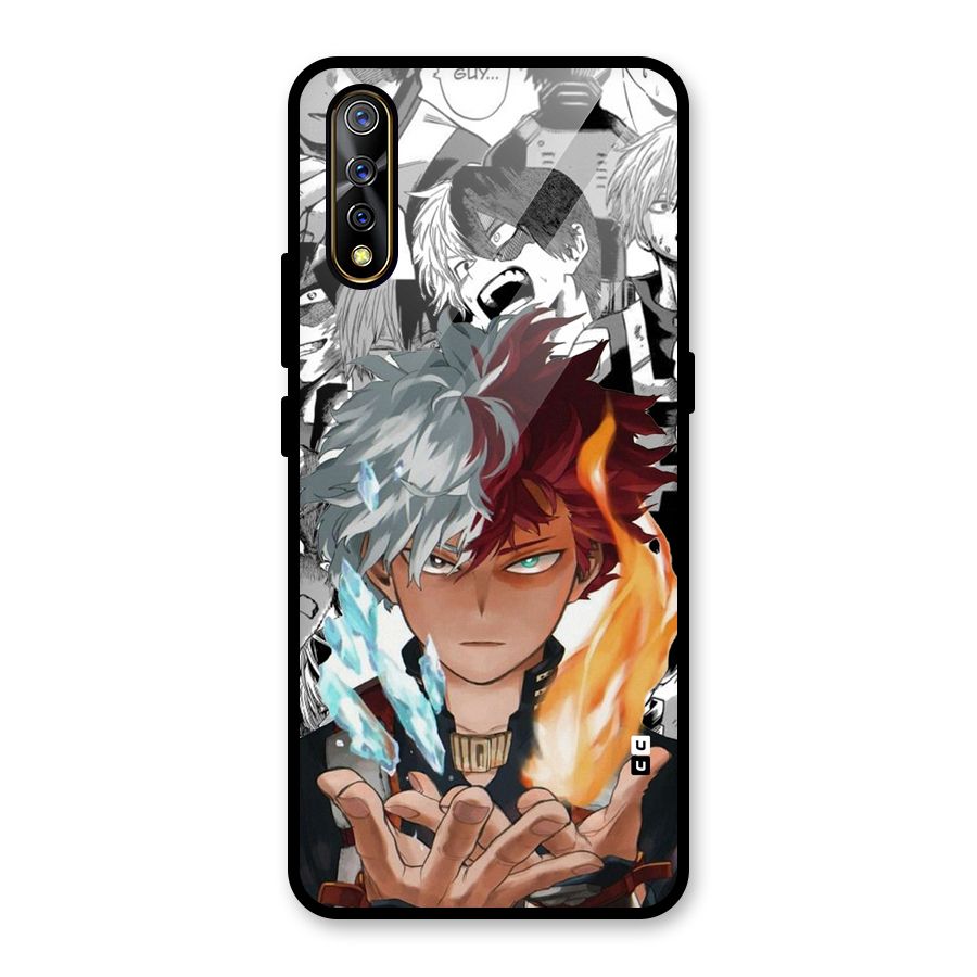 Young Todoroki Glass Back Case for Vivo S1