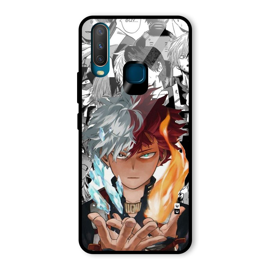 Young Todoroki Glass Back Case for Vivo U10