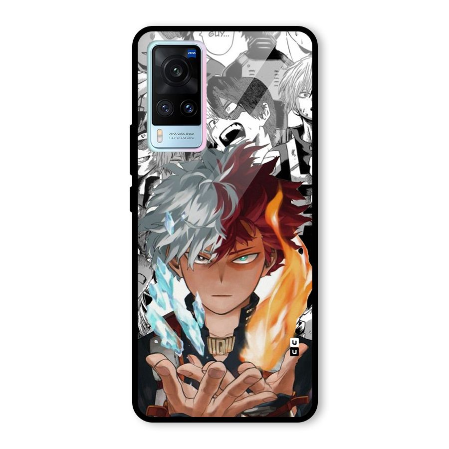 Young Todoroki Glass Back Case for Vivo X60