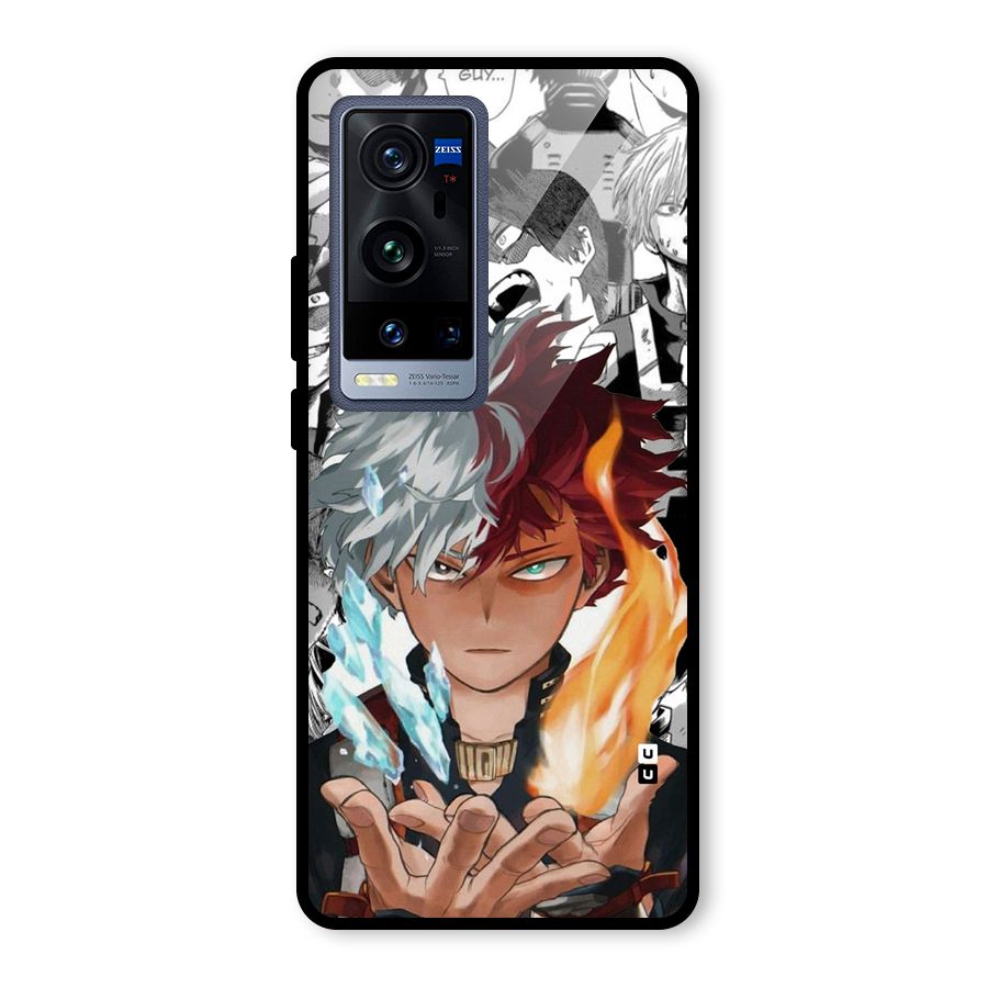Young Todoroki Glass Back Case for Vivo X60 Pro Plus