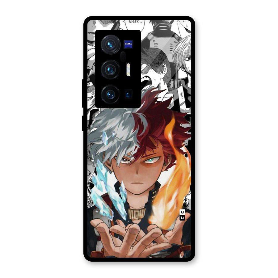 Young Todoroki Glass Back Case for Vivo X70 Pro Plus