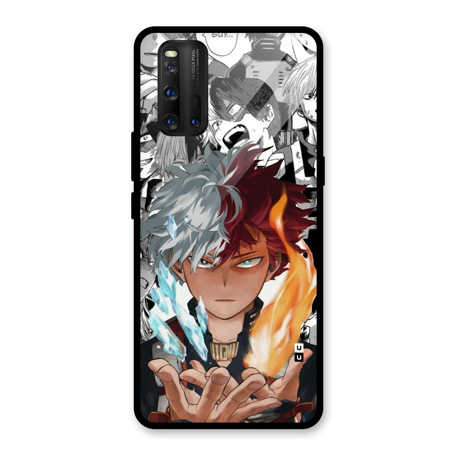 Young Todoroki Glass Back Case for Vivo iQOO 3