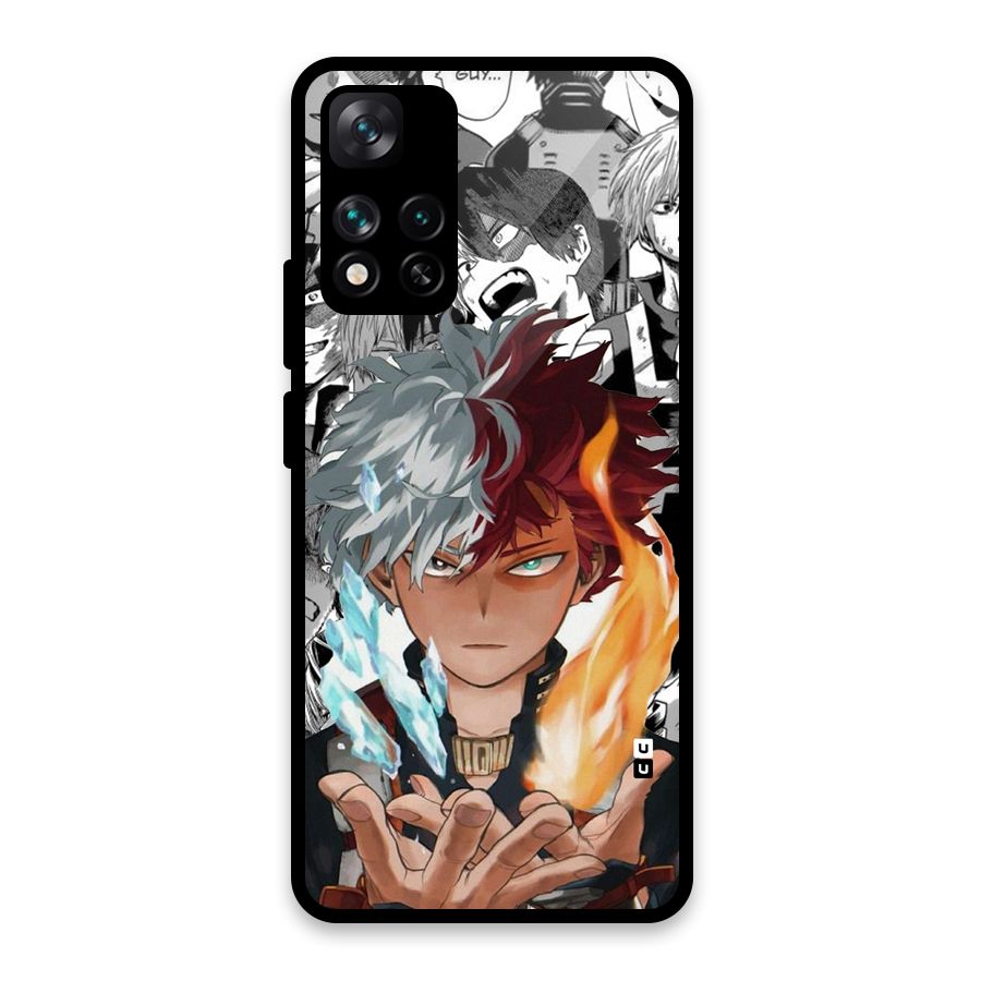 Young Todoroki Glass Back Case for Xiaomi 11i HyperCharge 5G