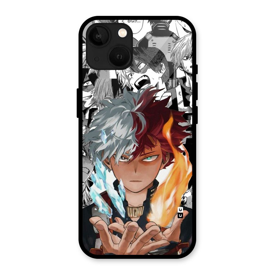 Young Todoroki Glass Back Case for iPhone 13
