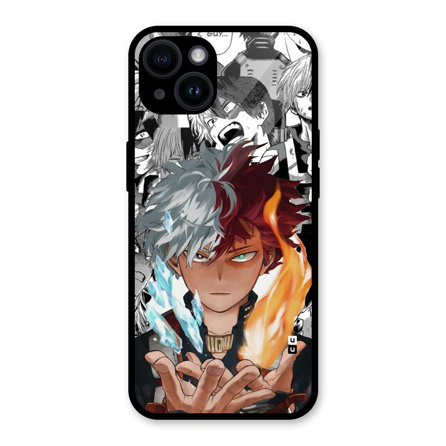 Young Todoroki Glass Back Case for iPhone 14