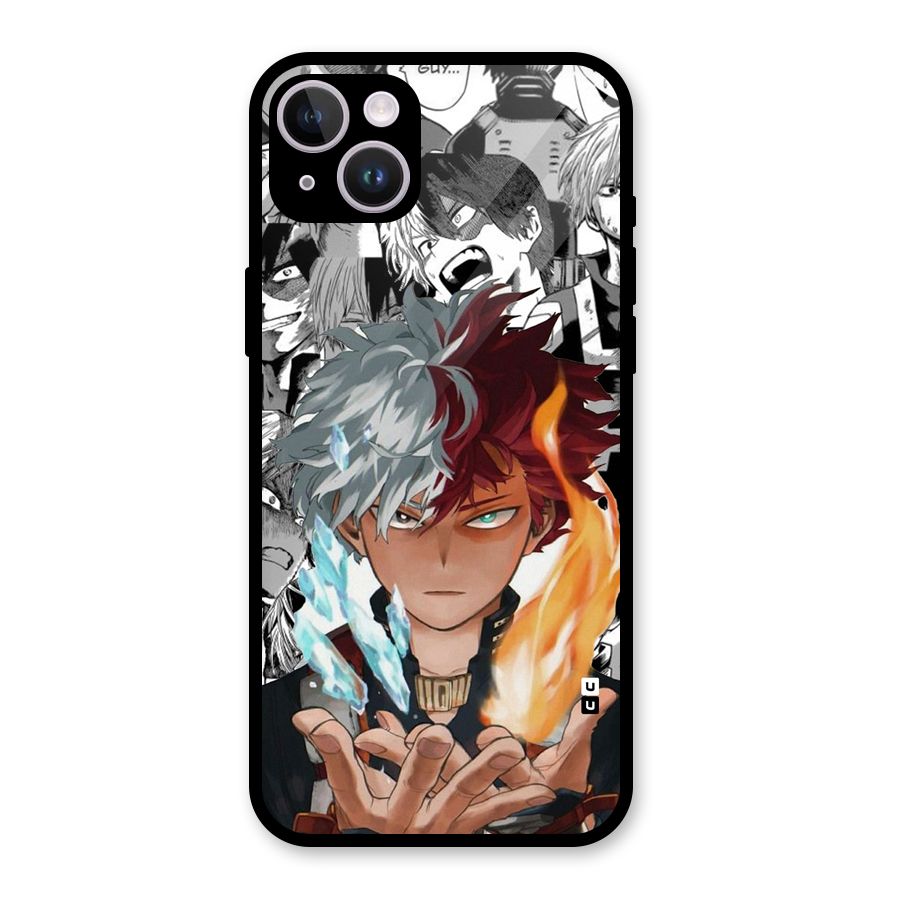 Young Todoroki Glass Back Case for iPhone 14 Plus