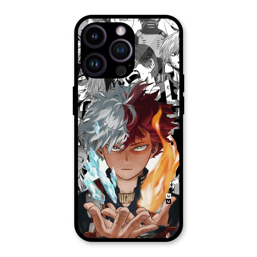 Young Todoroki Glass Back Case for iPhone 14 Pro Max
