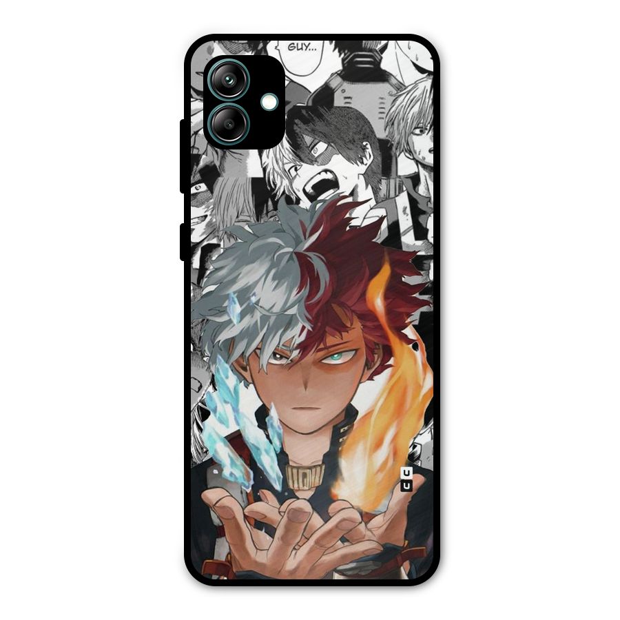Young Todoroki Metal Back Case for Galaxy A04