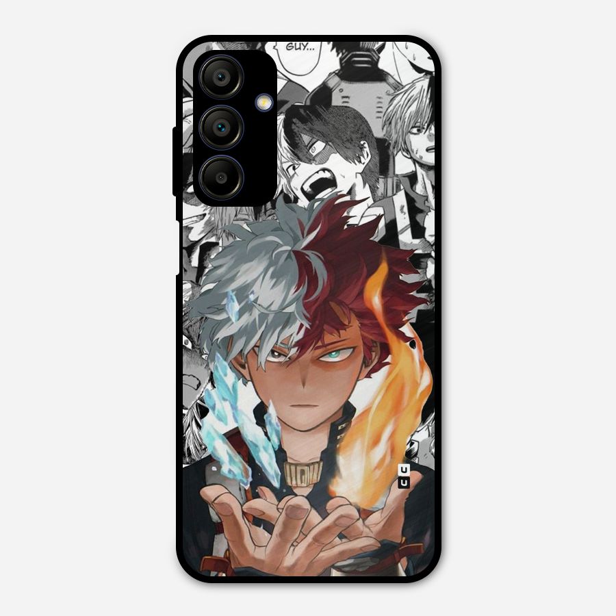 Young Todoroki Metal Back Case for Galaxy A15 5G