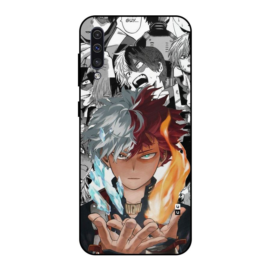 Young Todoroki Metal Back Case for Galaxy A50s