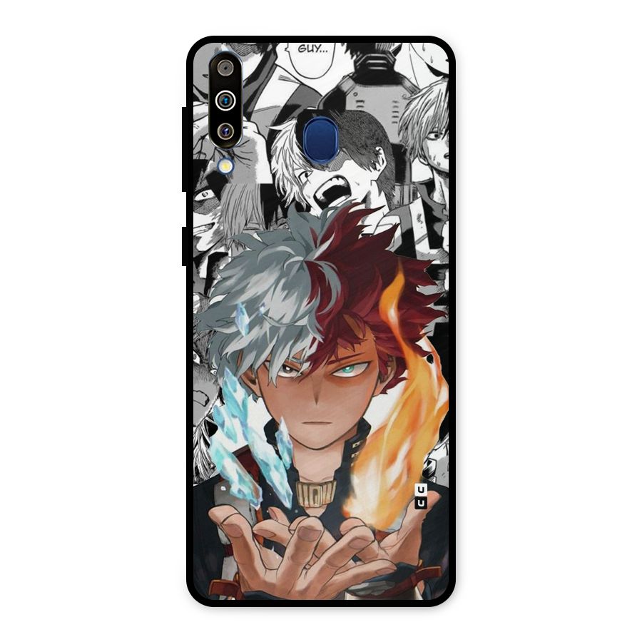 Young Todoroki Metal Back Case for Galaxy M30
