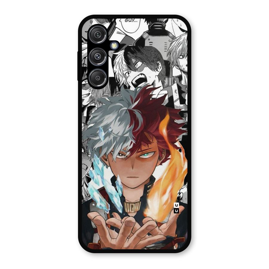 Young Todoroki Metal Back Case for Galaxy M34 5G