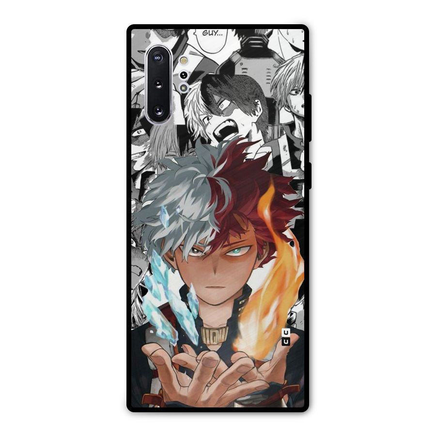 Young Todoroki Metal Back Case for Galaxy Note 10 Plus