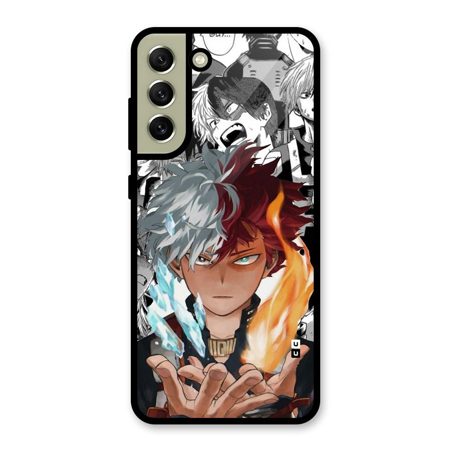 Young Todoroki Metal Back Case for Galaxy S21 FE 5G (2023)