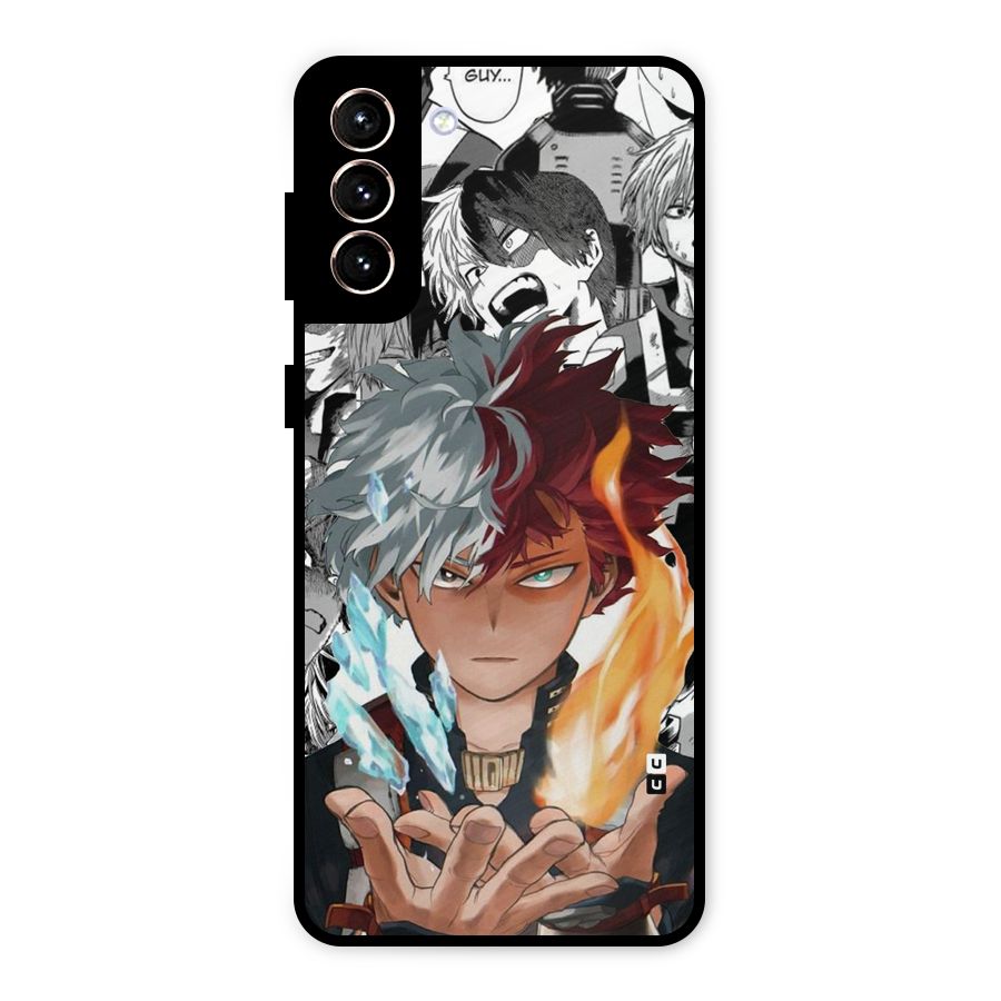 Young Todoroki Metal Back Case for Galaxy S21 Plus