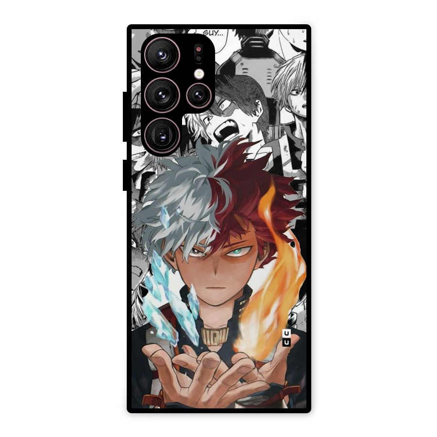 Young Todoroki Metal Back Case for Galaxy S22 Ultra 5G