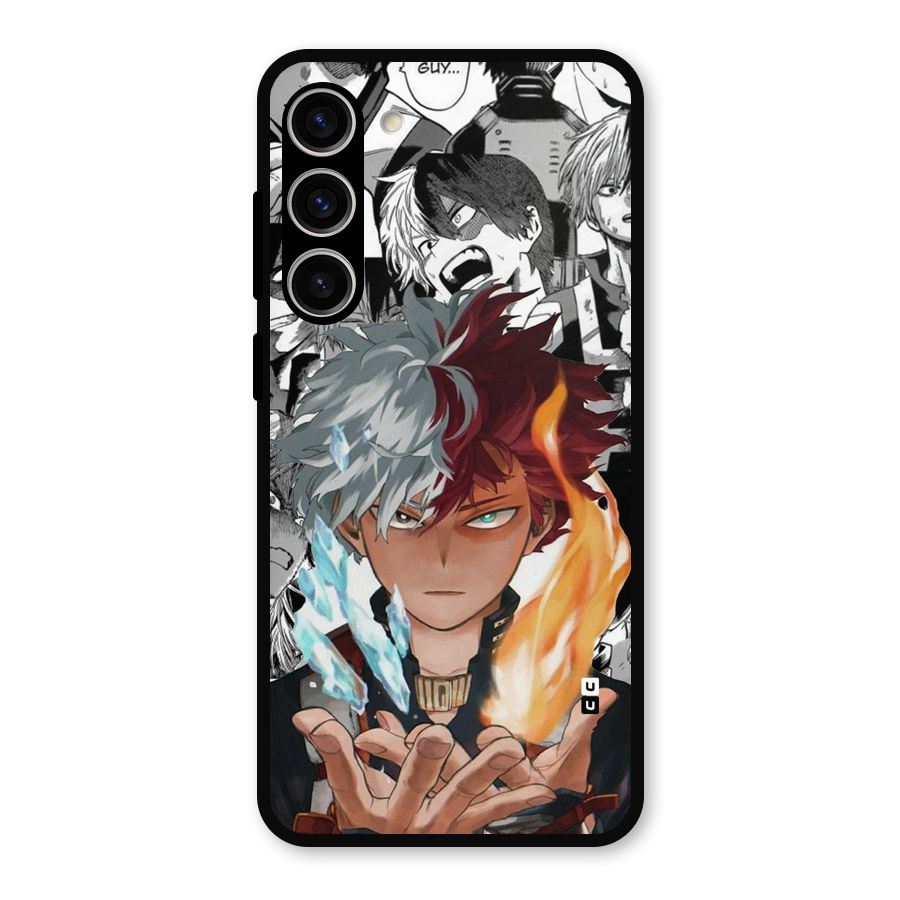 Young Todoroki Metal Back Case for Galaxy S23 Plus