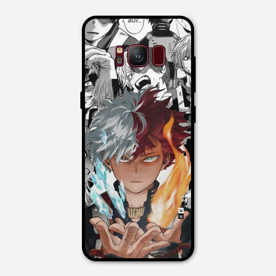 Young Todoroki Metal Back Case for Galaxy S8