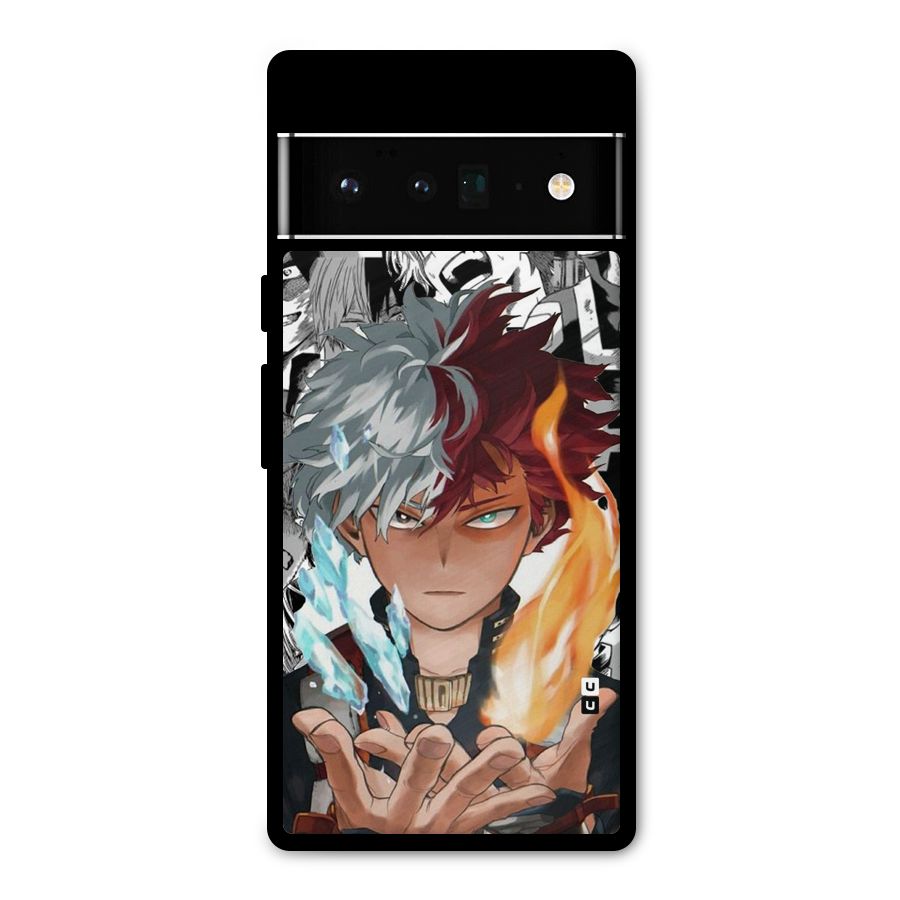 Young Todoroki Metal Back Case for Google Pixel 6 Pro