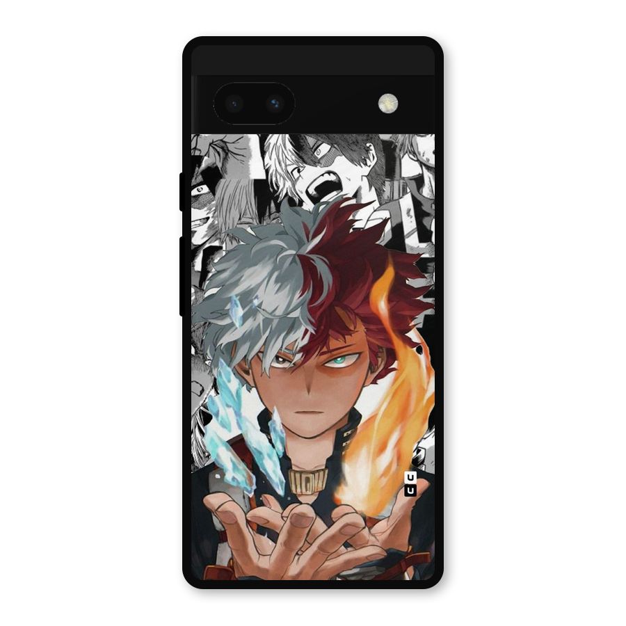 Young Todoroki Metal Back Case for Google Pixel 6a