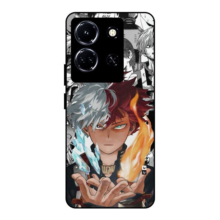 Young Todoroki Metal Back Case for Infinix Note 30 5G
