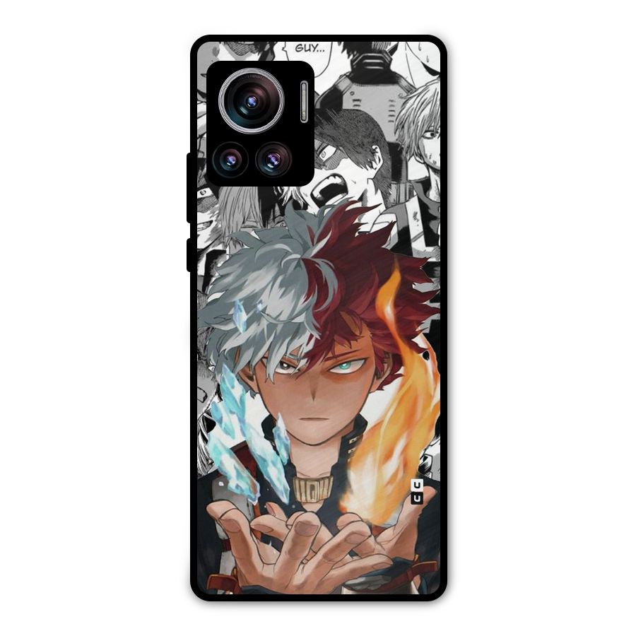 Young Todoroki Metal Back Case for Motorola Edge 30 Ultra