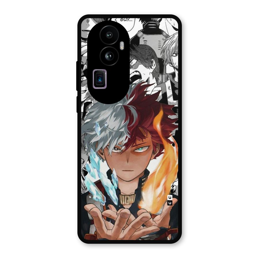Young Todoroki Metal Back Case for Oppo Reno10 Pro Plus
