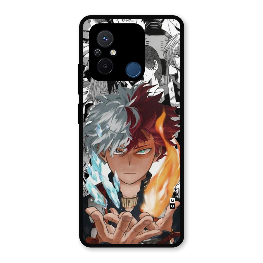 Young Todoroki Metal Back Case for Poco C55