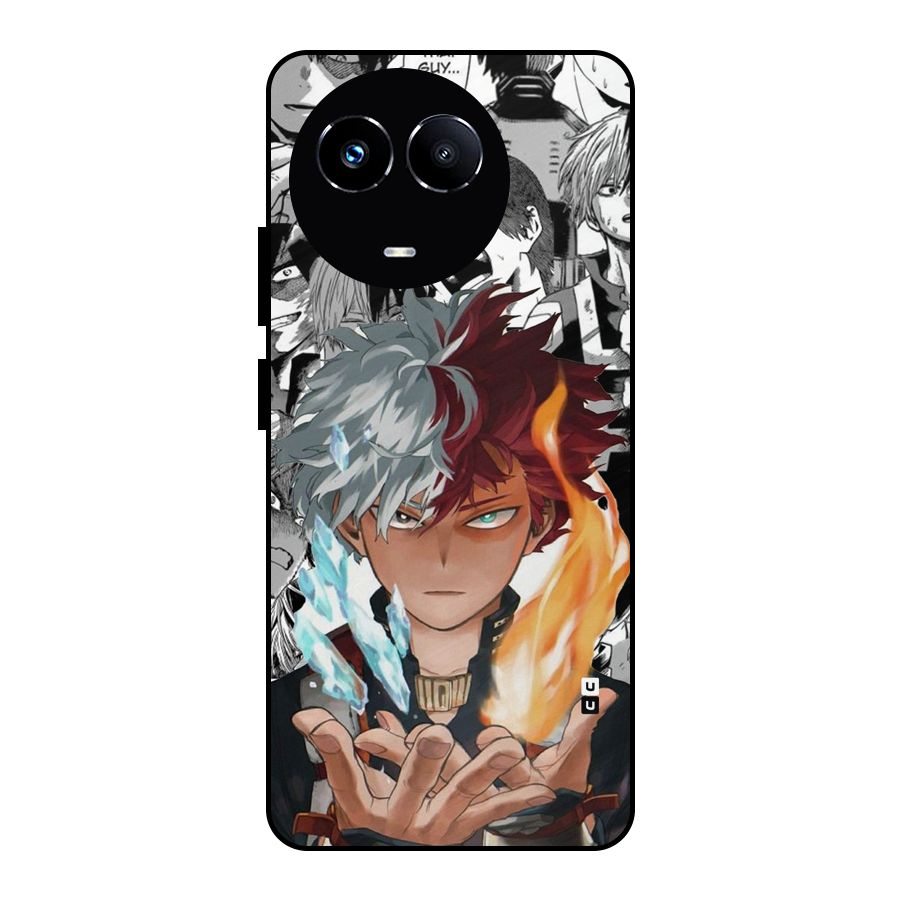 Young Todoroki Metal Back Case for Realme 11X