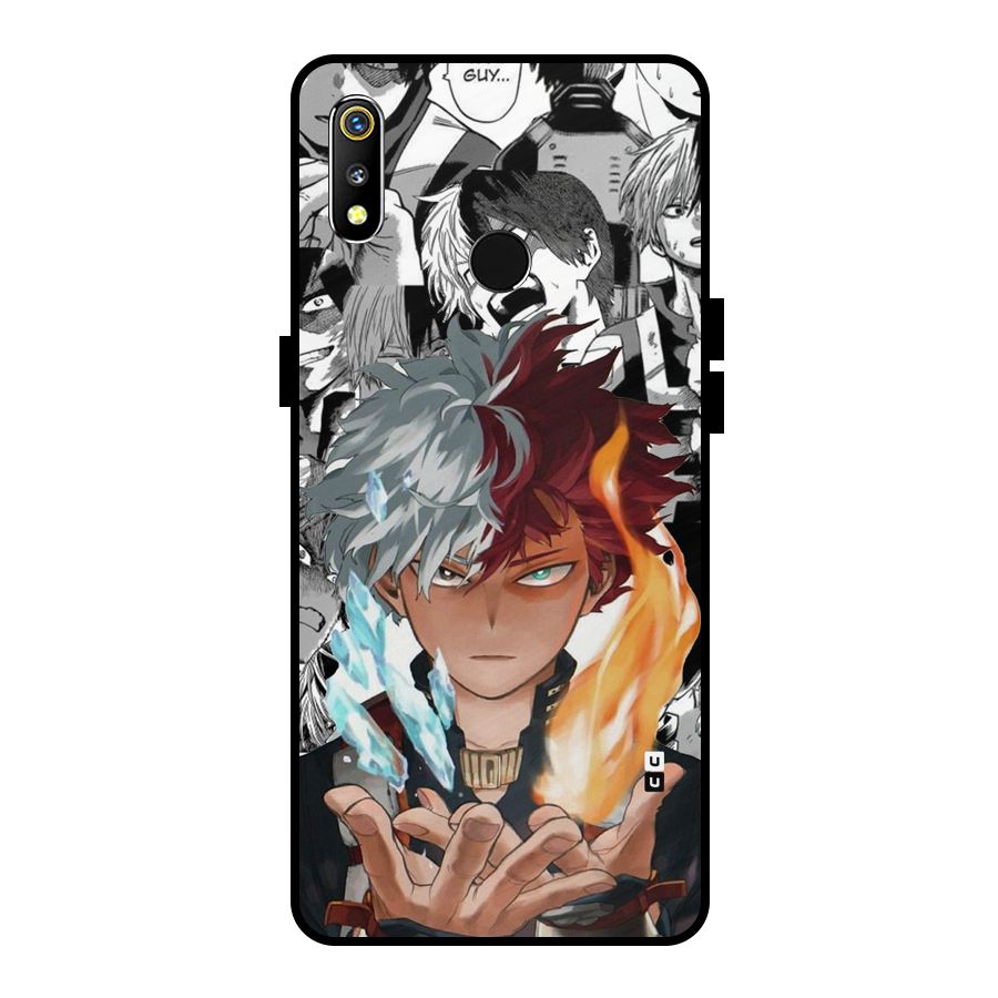 Young Todoroki Metal Back Case for Realme 3i