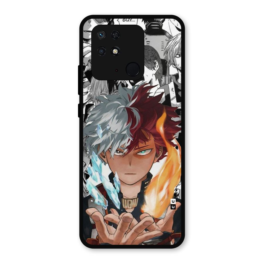Young Todoroki Metal Back Case for Redmi 10