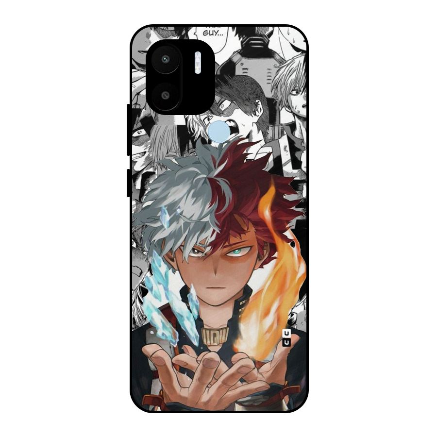 Young Todoroki Metal Back Case for Redmi A2 Plus
