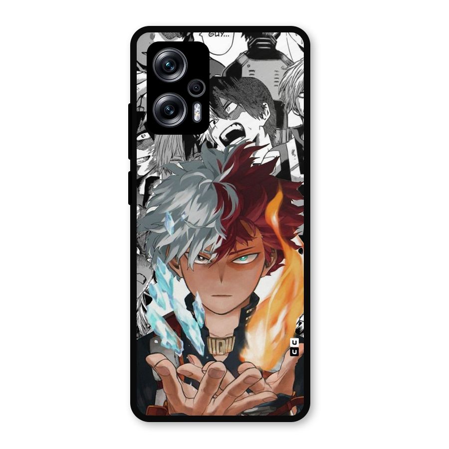 Young Todoroki Metal Back Case for Redmi K50i