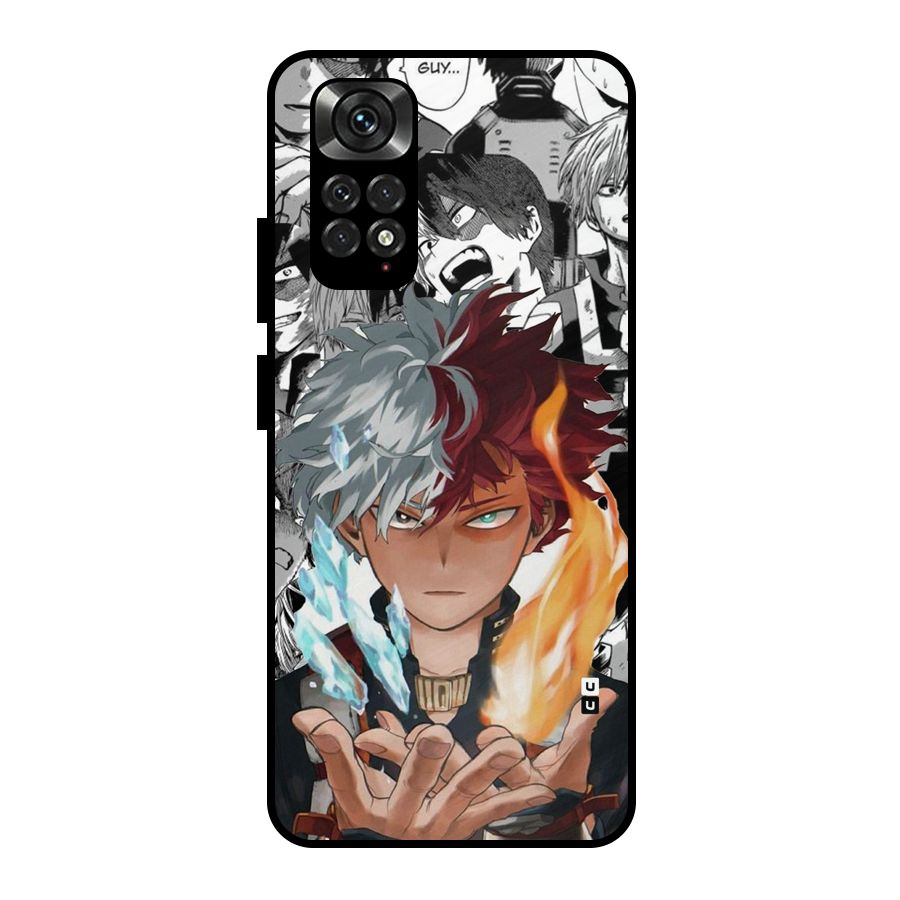 Young Todoroki Metal Back Case for Redmi Note 11 Pro Plus 5G