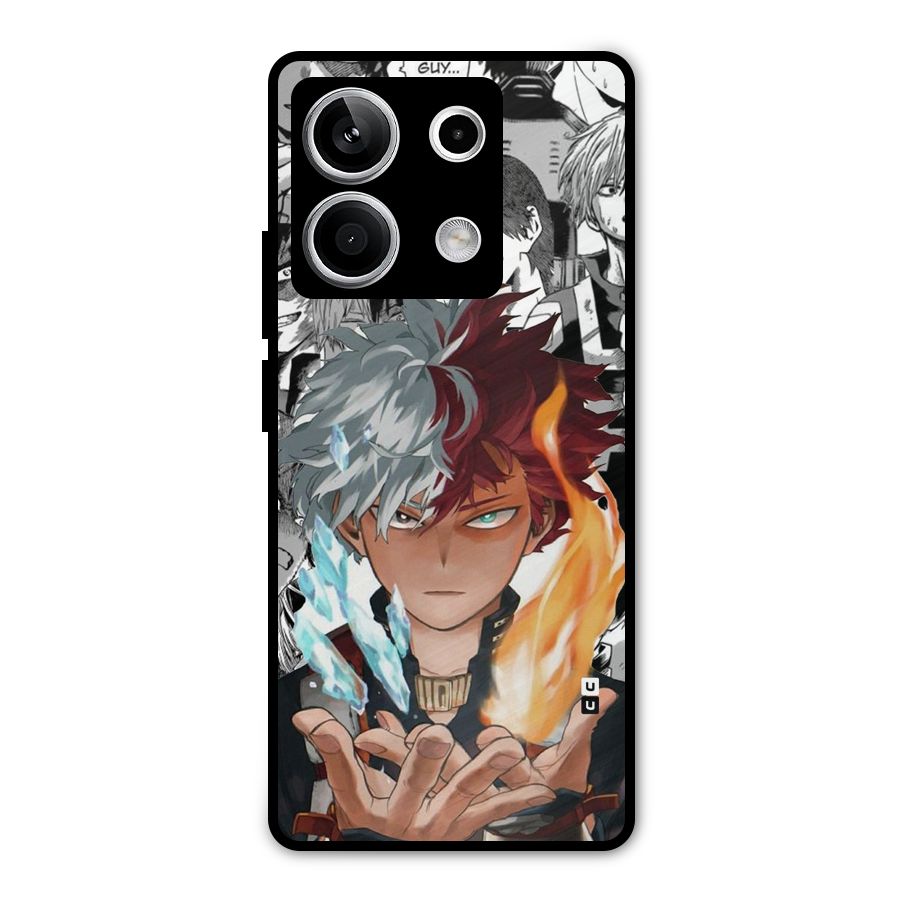 Young Todoroki Metal Back Case for Redmi Note 13 5G