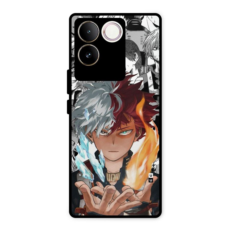 Young Todoroki Metal Back Case for Vivo T2 Pro