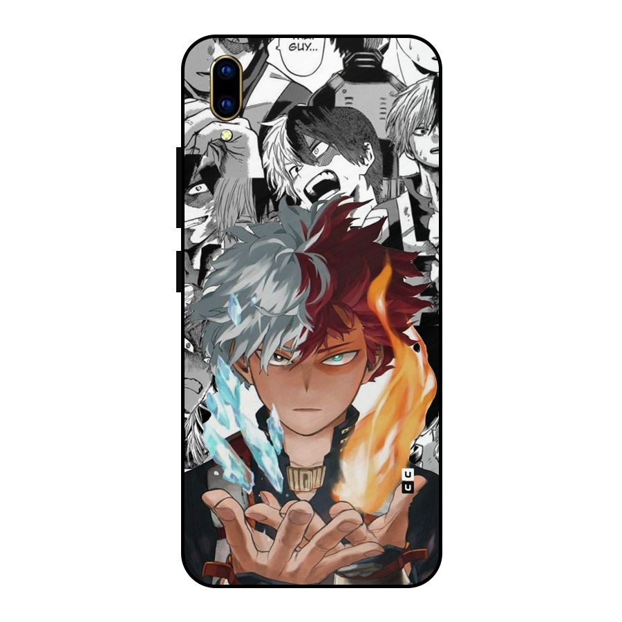 Young Todoroki Metal Back Case for Vivo V11 Pro